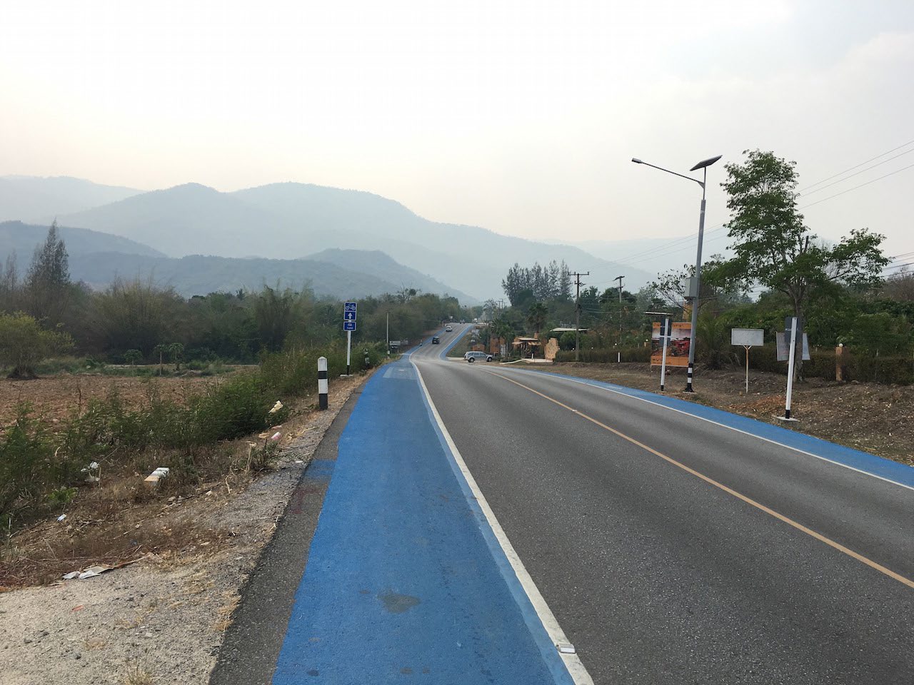 highway and barren land