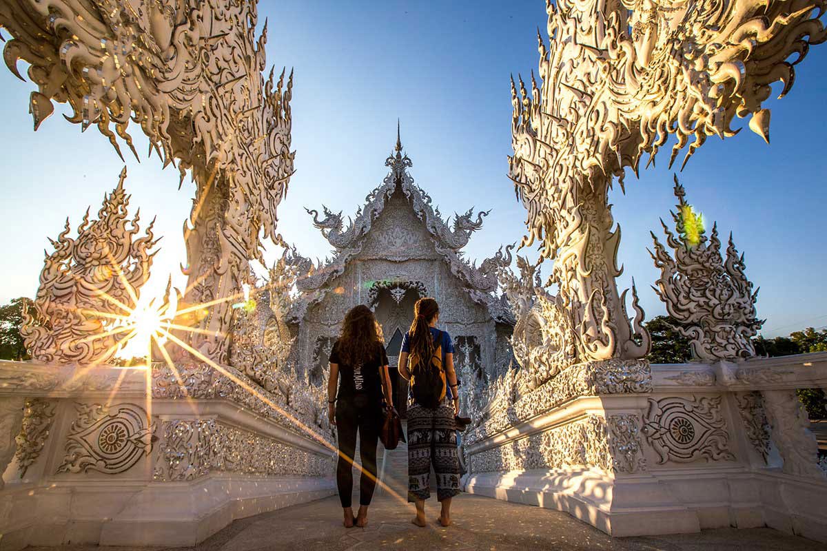 white temple