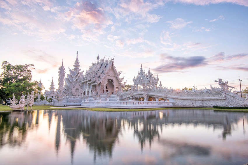 white temple
