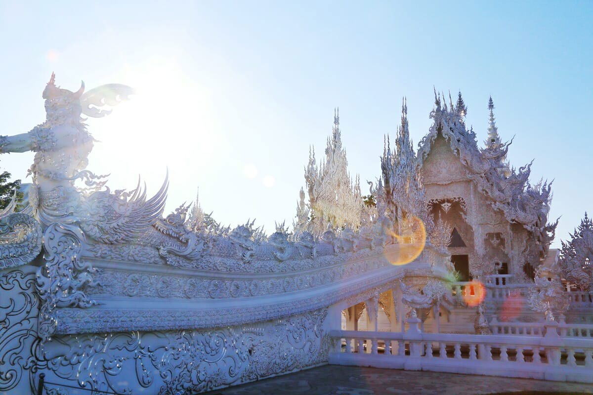 white temple