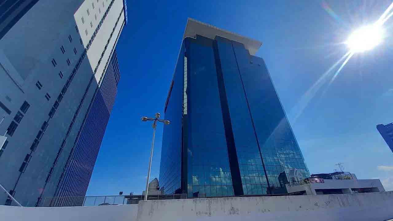 Ample Parking Building Rooftop