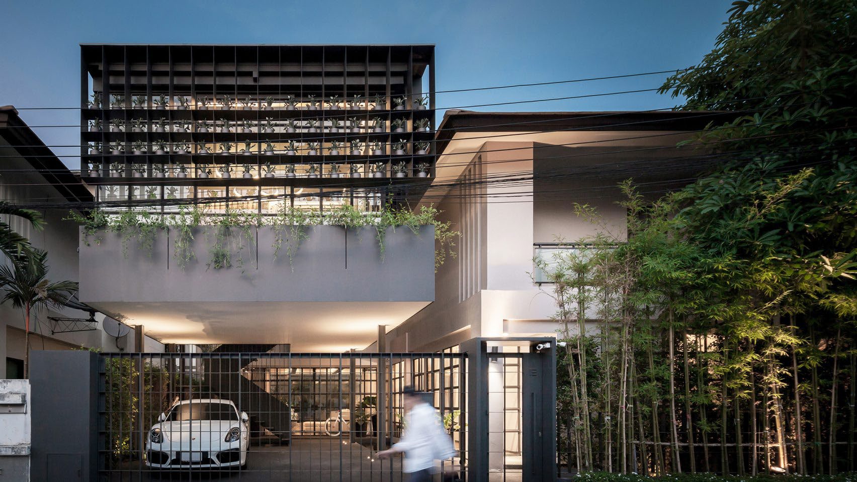 Flower cage house