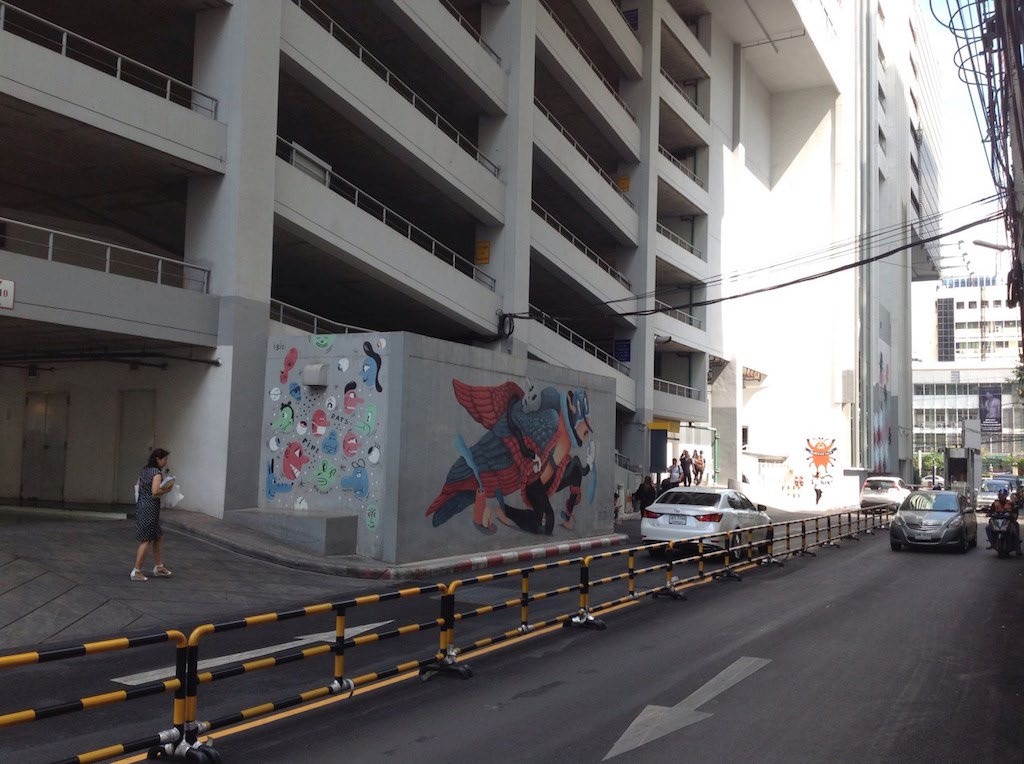 Grafgiti near siam square