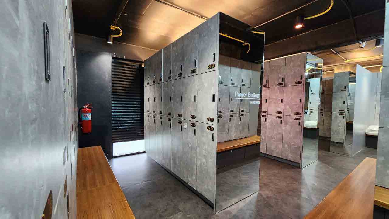 Krubb Club Locker Room and Gym