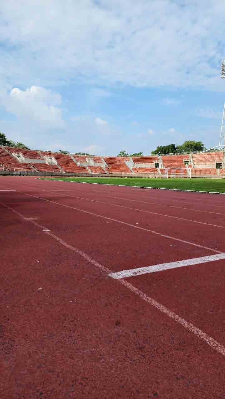 Running Stadium Red Runway X treem Plaza