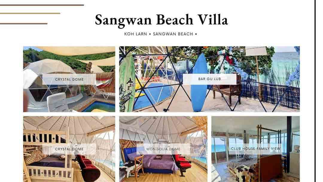 Sangwan beach villa Koh Larn